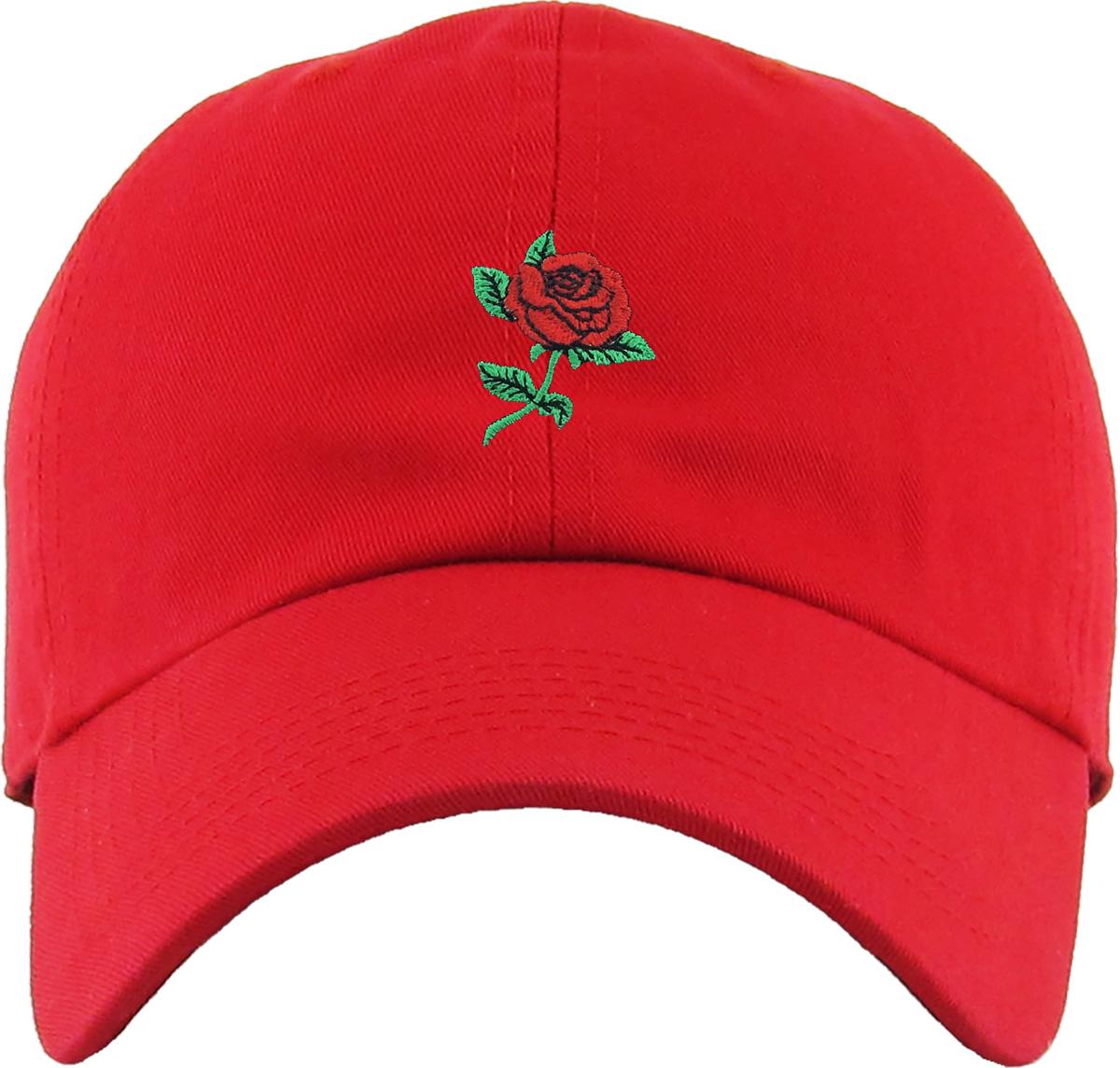 ROSE EMBROIDERY DAD HAT | KBETHOS